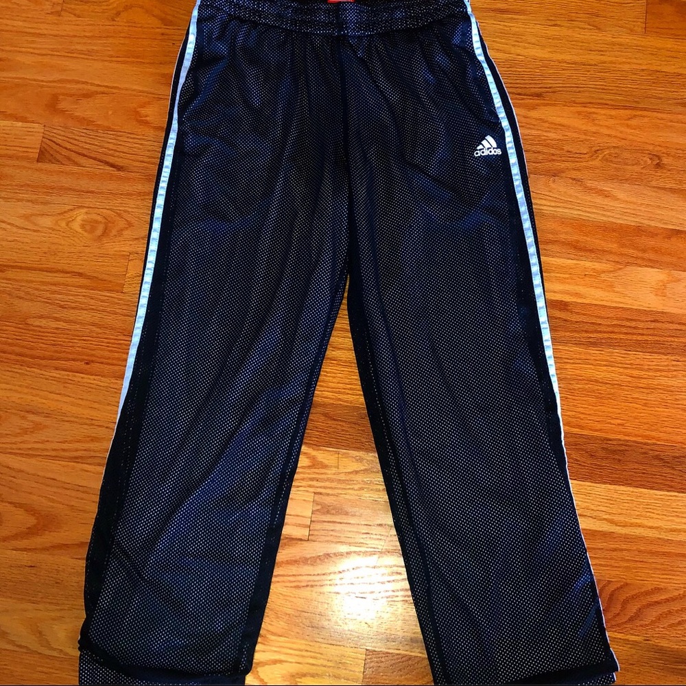 Adidas Mesh On white Warmups